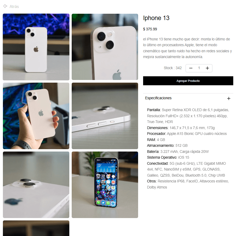 Tecnología Ecommerce - Vista 4