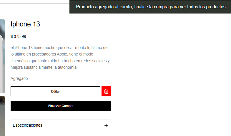 Tecnología Ecommerce - Vista 3