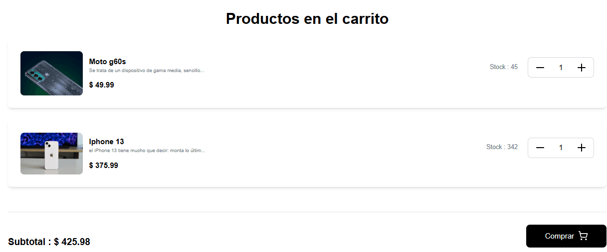 Tecnología Ecommerce - Vista 5